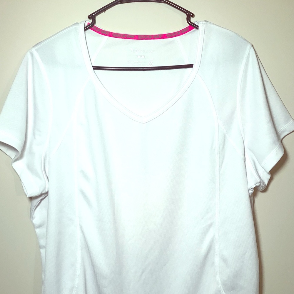 Xersion Quick-Dri White Workout Shirt (M)